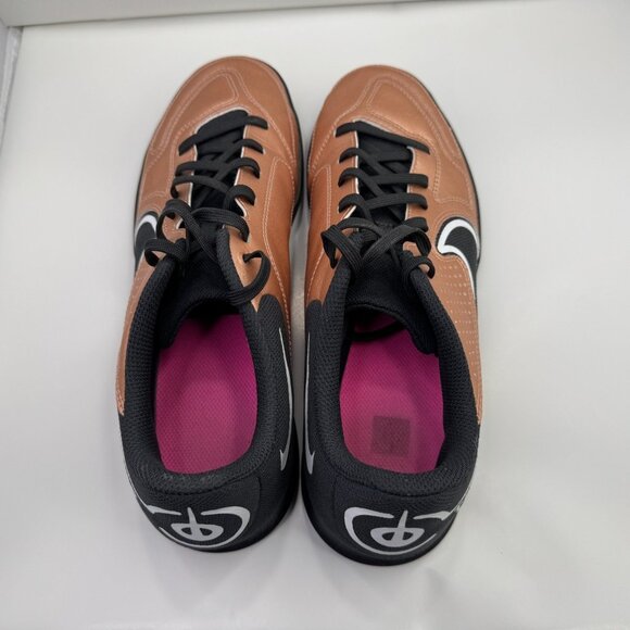 Nike Tiempo Legend 9 Soccer Shoes Mens 7.5 Copper Brown Indoor Court DA1189-810 - Picture 7 of 11